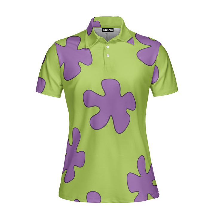 Summer Casual Patrick Star Cartoon Polo Shirt For Women 