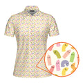Cute Raincoat Cartoon Character Funny Polo Shirt For Women 