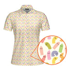 Cute Raincoat Cartoon Character Funny Polo Shirt For Women 