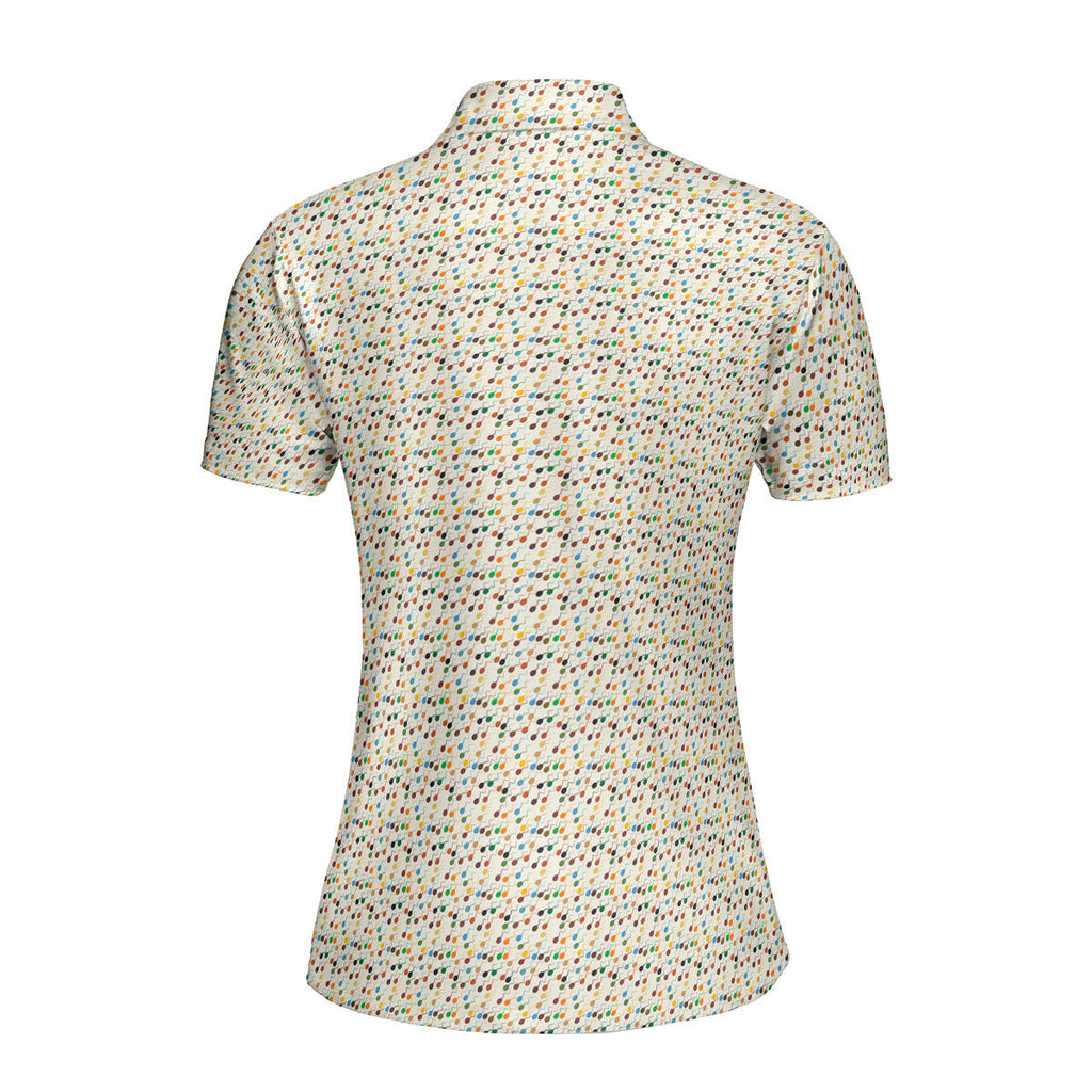 Late Night Swimmers-Polo Shirt For Women-Gerbera Prints