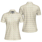 Late Night Swimmers-Polo Shirt For Women-Gerbera Prints