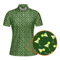 19th Hole Margarita Cocktail Slice Lime-Polo Shirt For Women-Gerbera Prints