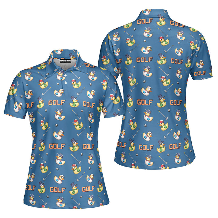 Duck Hook Funny Polo Shirt For Women