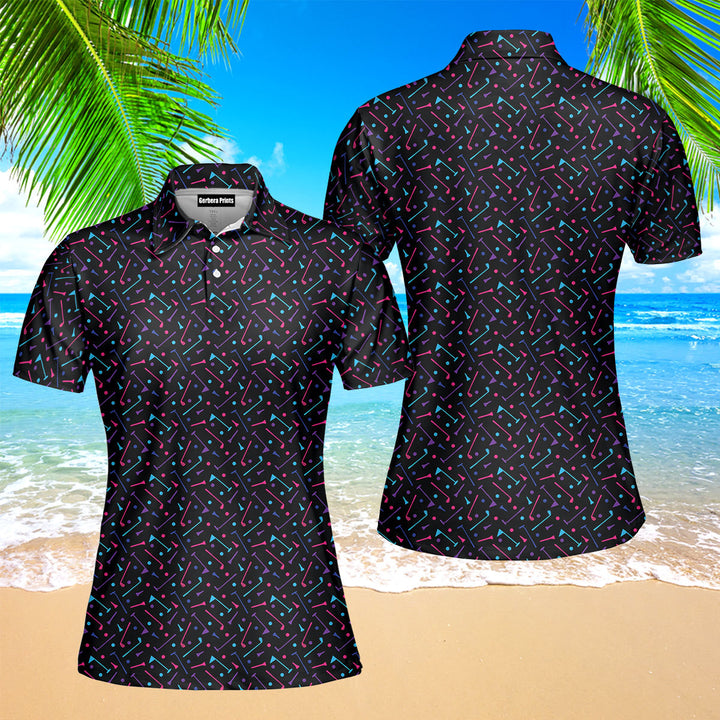 Dings Golf Polo Shirt For Women