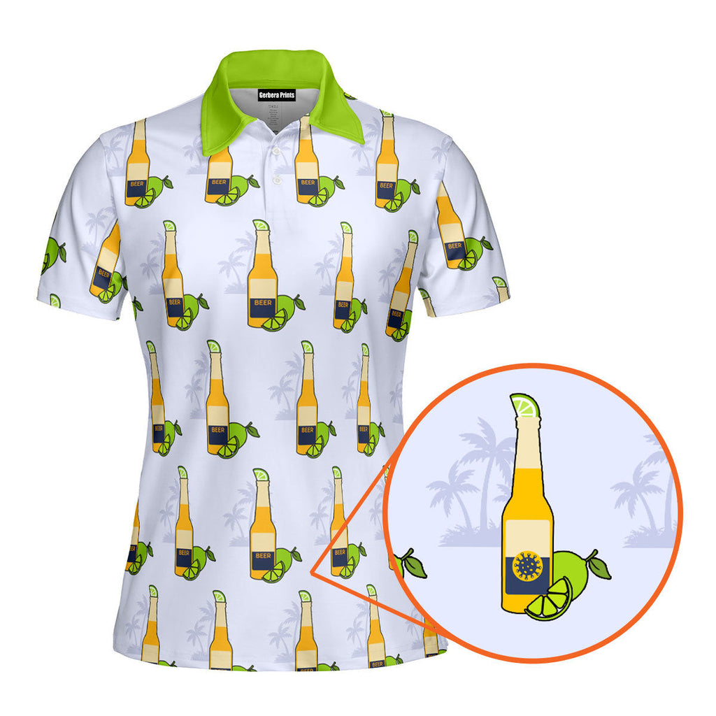 19th Hole Beer O'Clock Somewhere Polo Shirt For Women