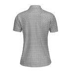 No F*cks Given Striped Funny Polo Shirt For Women