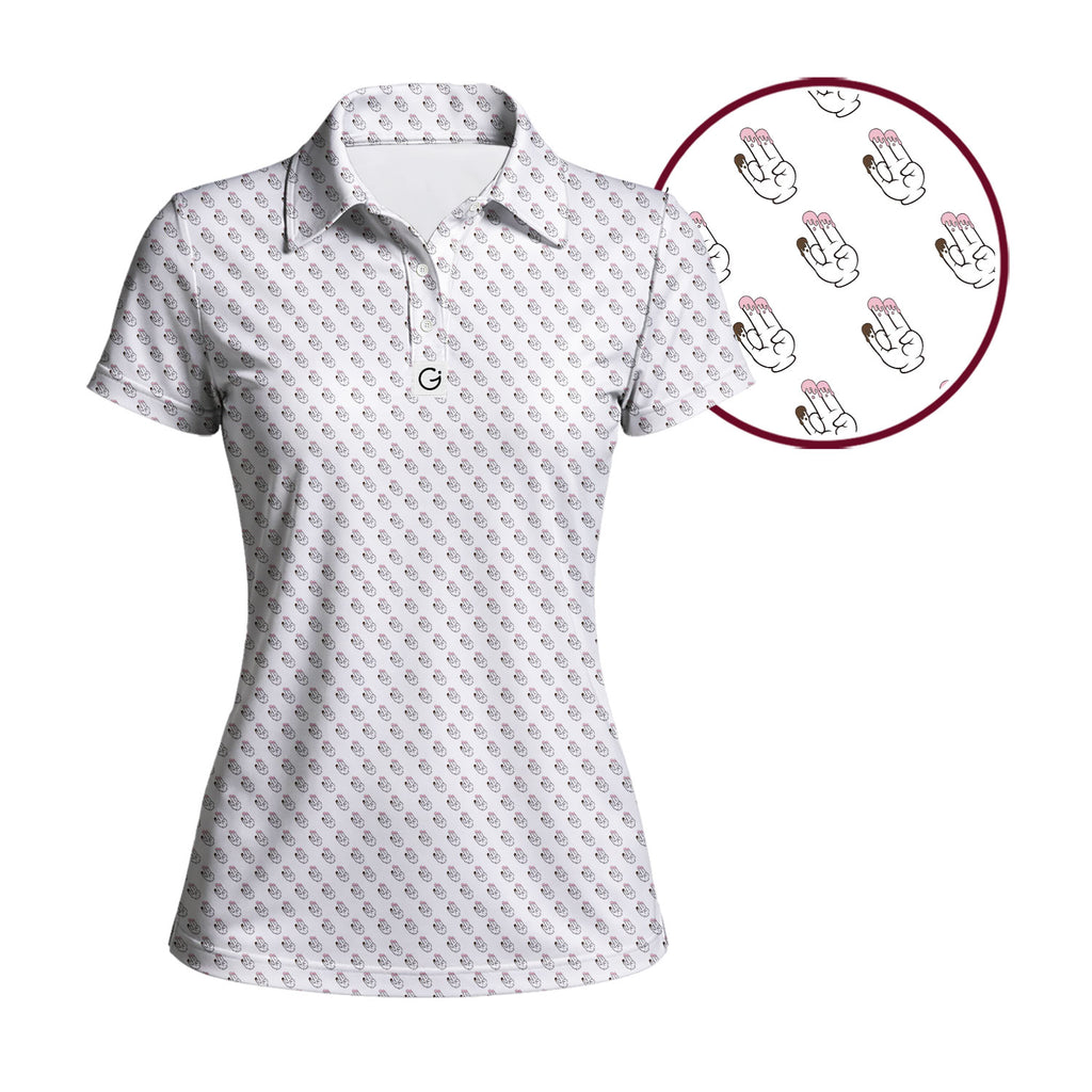 The Shocker Two In The Pink One In The Stink Polo Shirt For Women