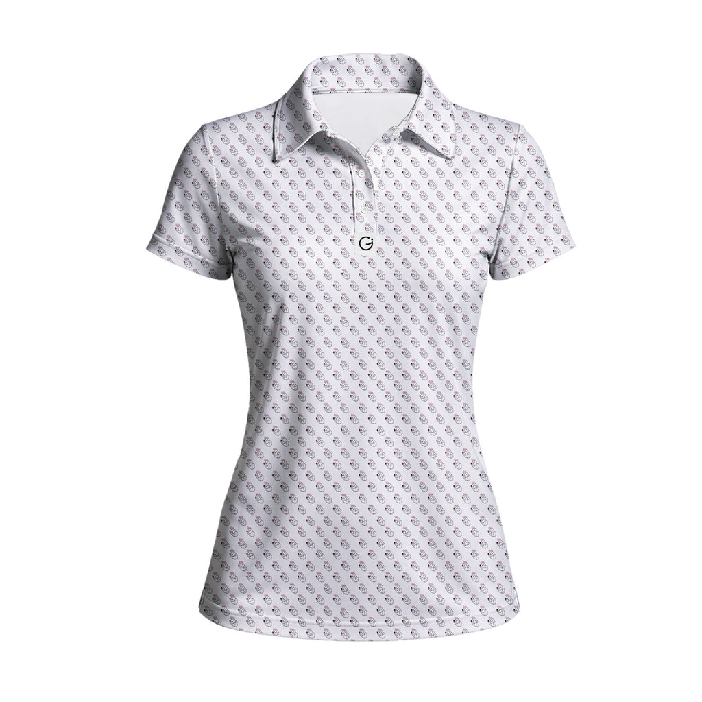 The Shocker Two In The Pink One In The Stink Polo Shirt For Women