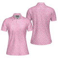 The Shocker Pink Funny Polo Shirt For Women 