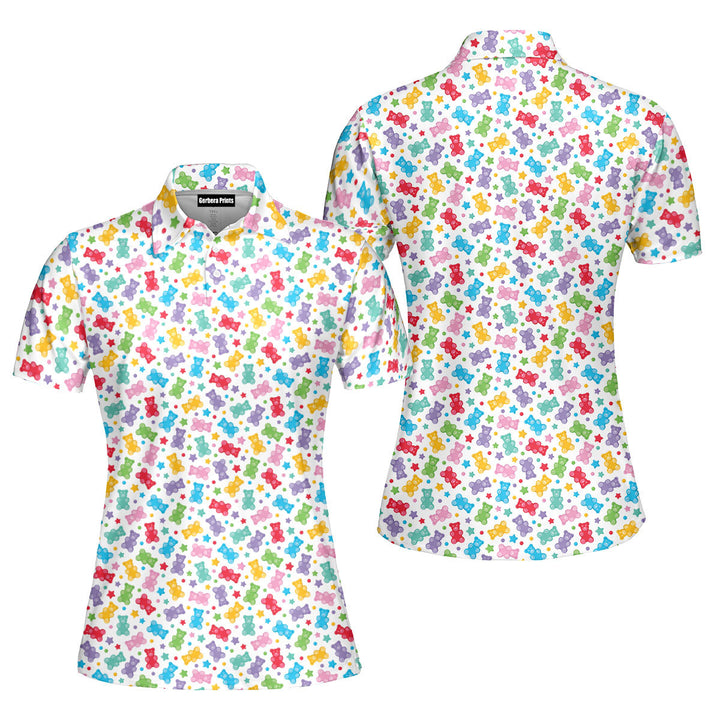 Gummy Bears Polo Shirt For Women 