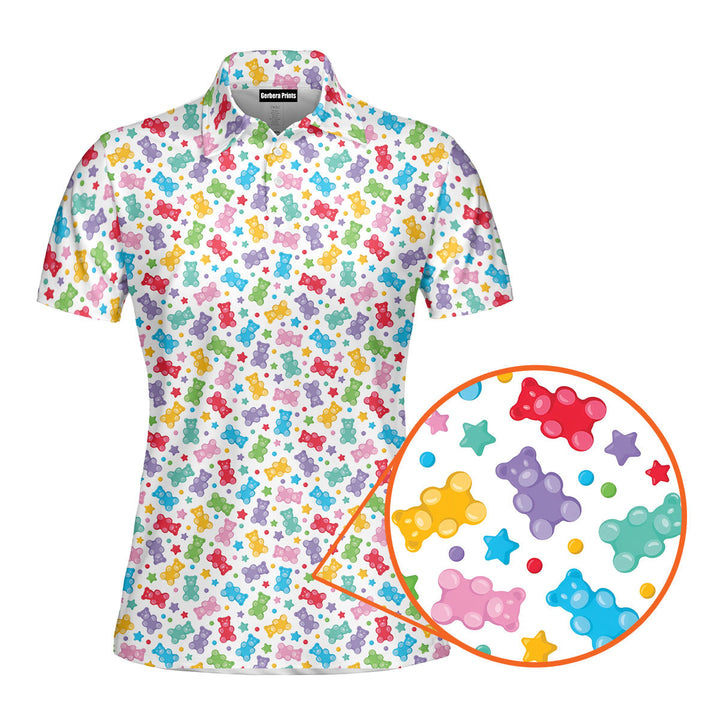 Gummy Bears Polo Shirt For Women 