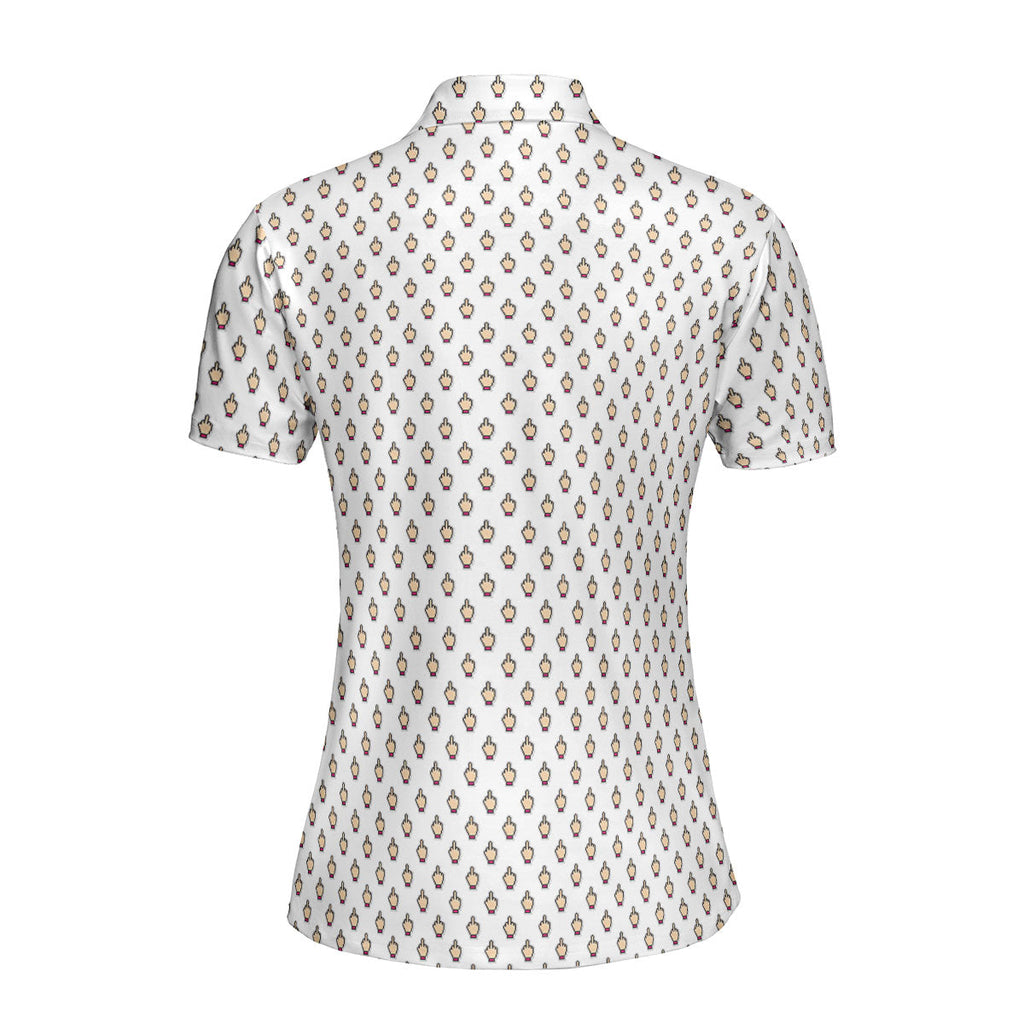 Friendly Hello-Polo Shirt For Women-Gerbera Prints