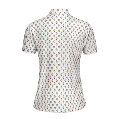 Friendly Hello Funny Polo Shirt For Women