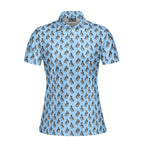 Funny Pigeon-Polo Shirt For Women-Gerbera Prints
