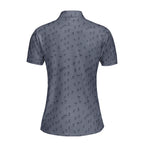 The Scattered Whales Funny Polo Shirt For Women 