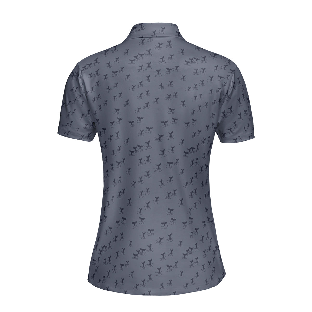 The Scattered Whales Funny Polo Shirt For Women 