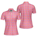 Snuggle Pups-Polo Shirt For Women-Gerbera Prints