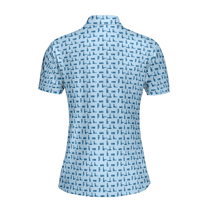 Puzzle Lovers Funny Polo Shirt For Women 