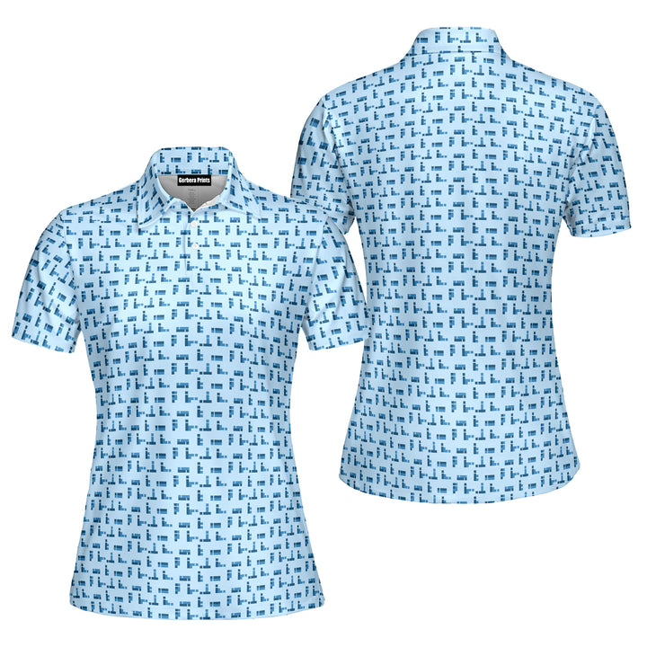 Puzzle Lovers Funny Polo Shirt For Women 