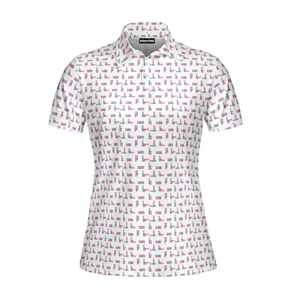 Puzzle Lovers Funny Polo Shirt For Women