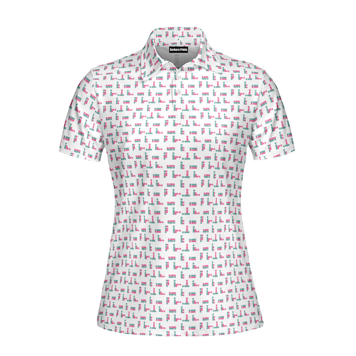 Puzzle Lovers Funny Polo Shirt For Women