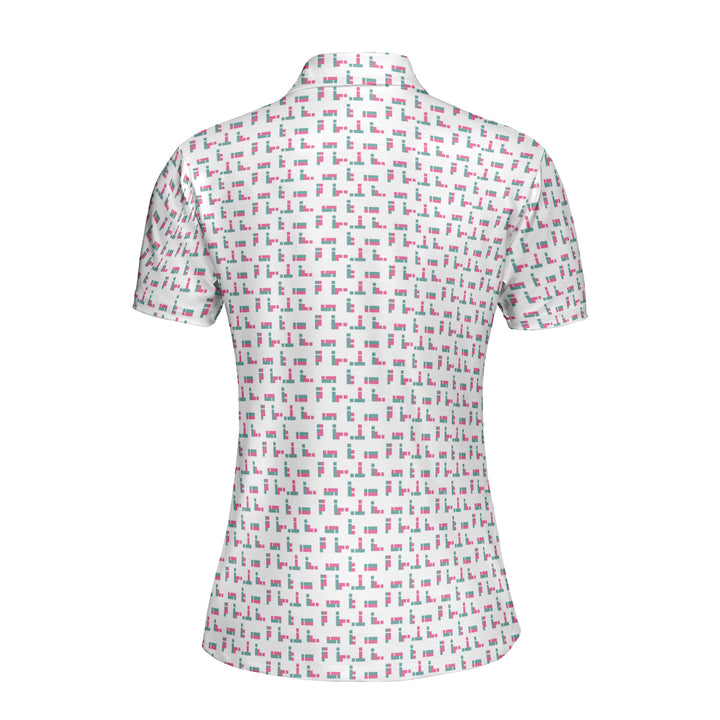 Puzzle Lovers Funny Polo Shirt For Women