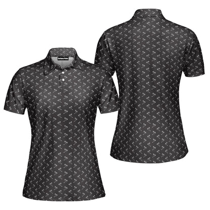 Balls & Wedge Funny Polo Shirt For Women