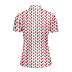 Greatest Lips American-Polo Shirt For Women-Gerbera Prints