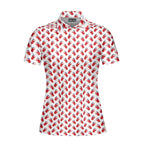 Greatest Lips American-Polo Shirt For Women-Gerbera Prints
