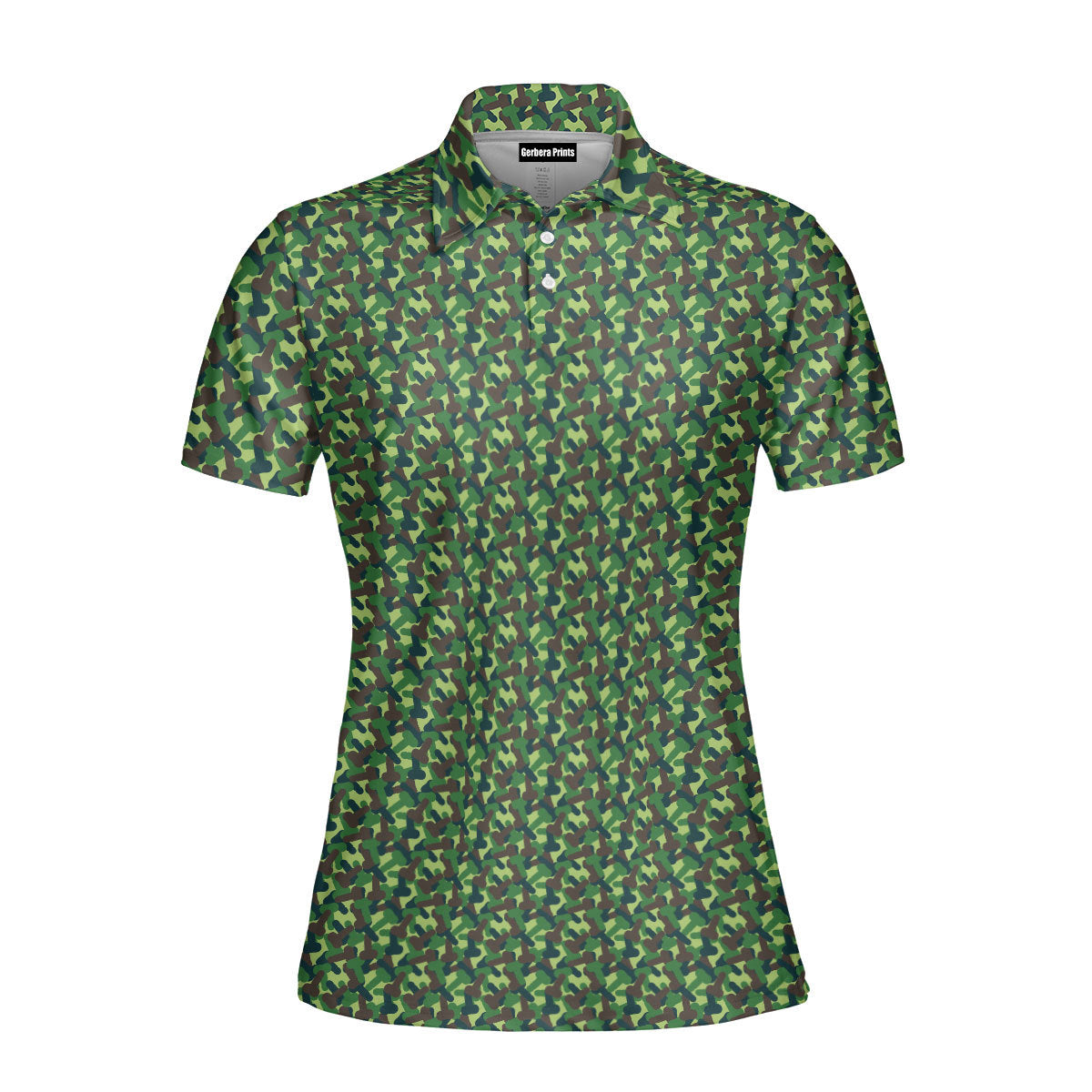 Camouflage Frank and Beans Funny Polo Shirt For Women