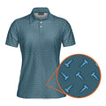 Frank and Beans Blue-Polo Shirt For Women-Gerbera Prints