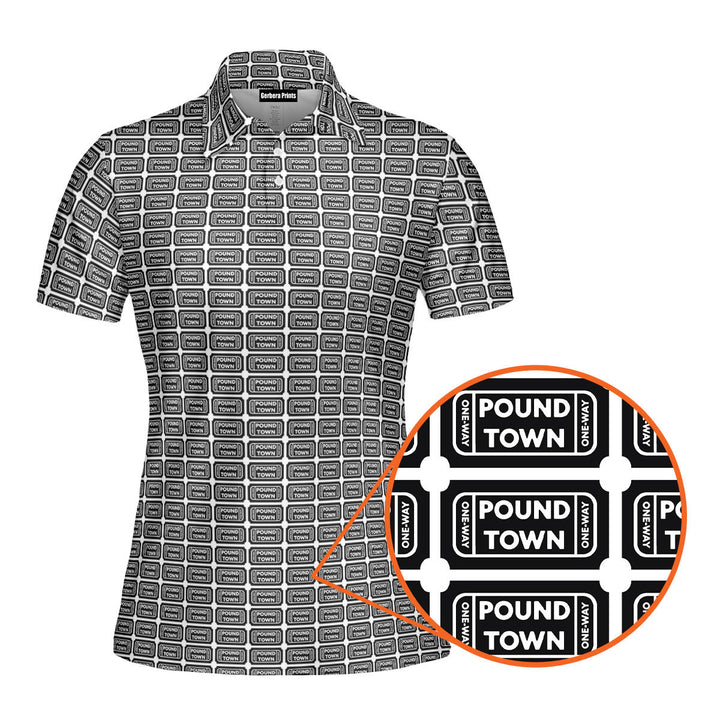 Pound Town Funny Polo Shirt For Women