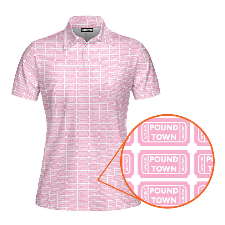 Pound Town Funny Polo Shirt For Women