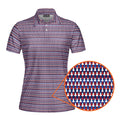 Frank and Beans Funny American-Polo Shirt For Women-Gerbera Prints