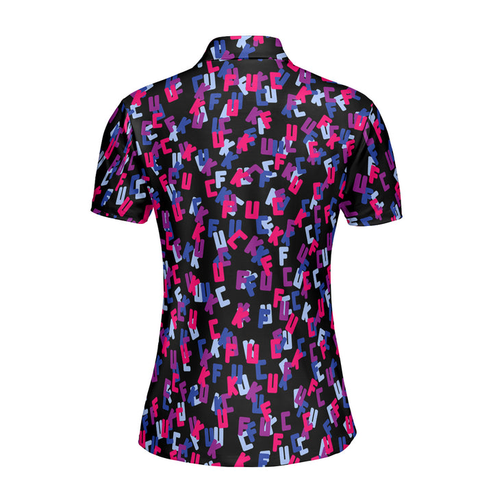 Hidden Words - Ladies Sleeveless Golf Polo Shirt