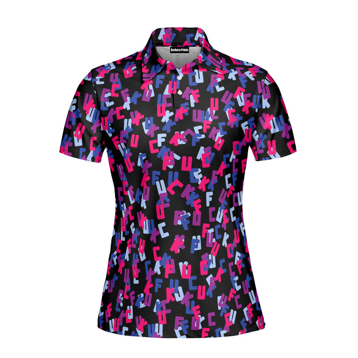 Hidden Words - Ladies Sleeveless Golf Polo Shirt