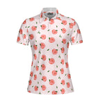 Nice Peaches Funny Polo Shirt For Women