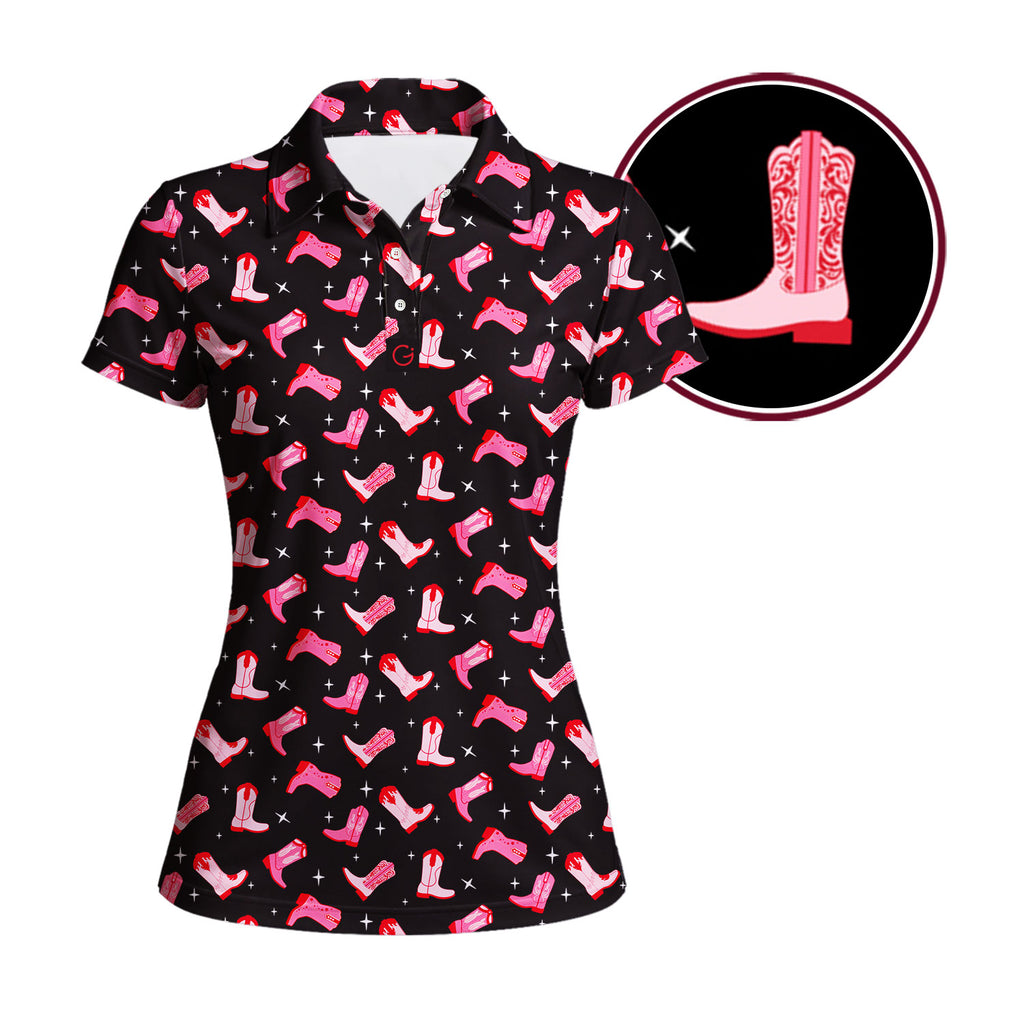 Western Tee Haw Let's Go Cowgirl Boots