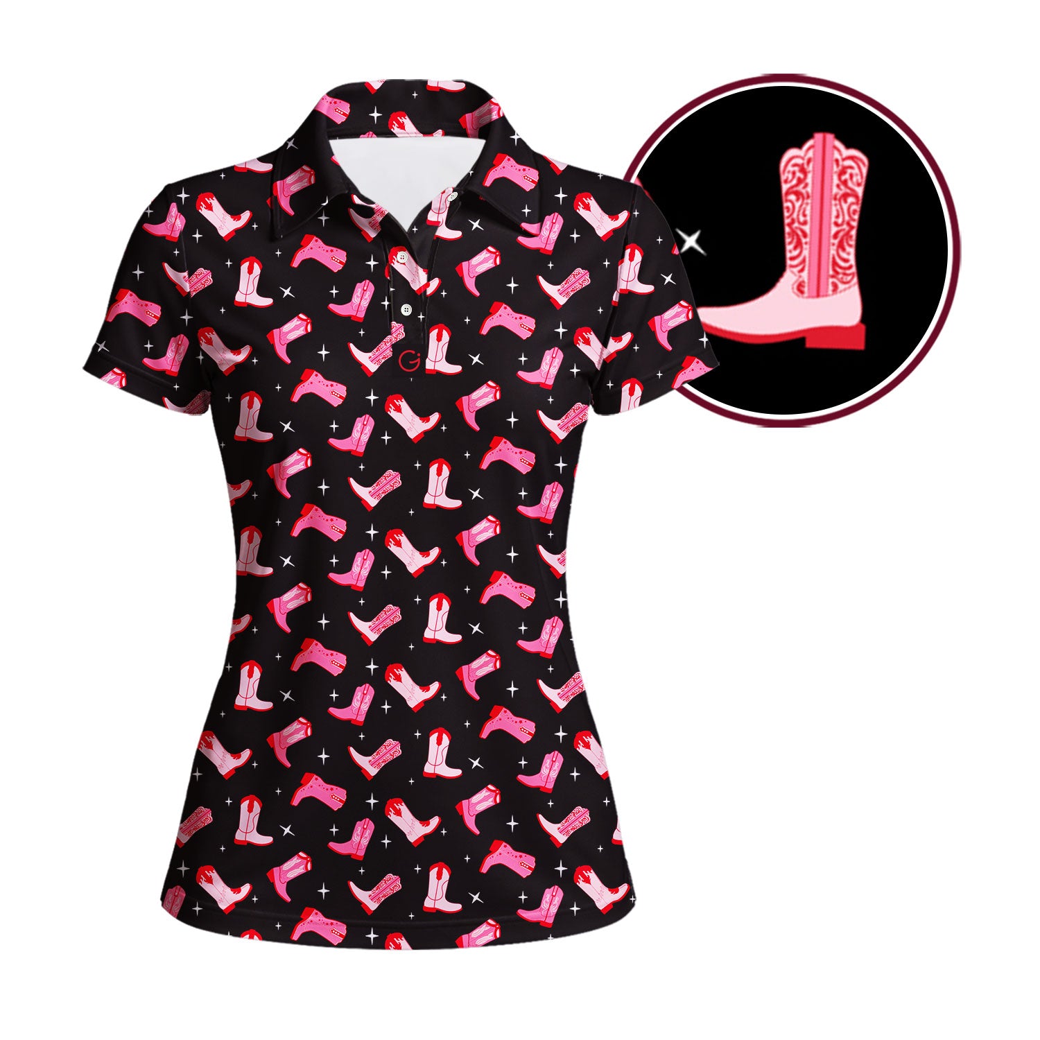 Western Tee Haw Let's Go Cowgirl Boots
