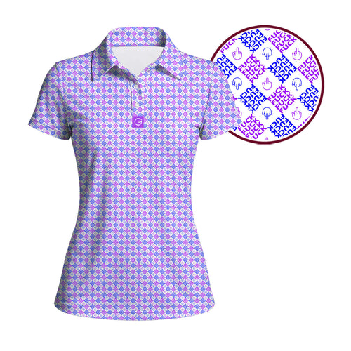 Polite Flip-Off Polo Shirt For Women