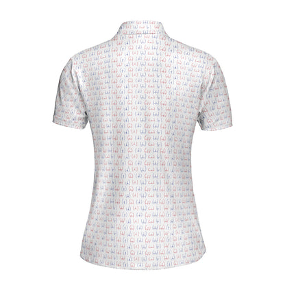 Funny Butt Funny Polo Shirt For Women