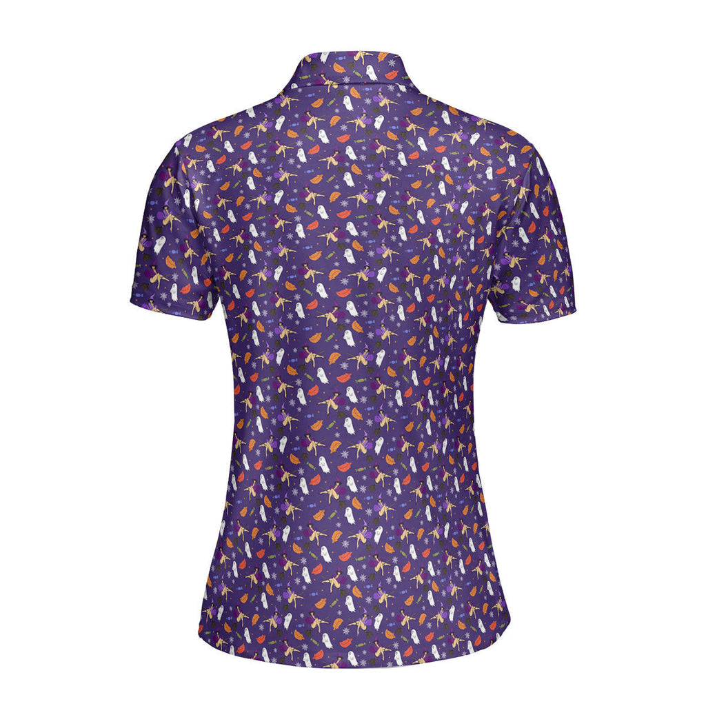 Seductive Witch-Polo Shirt For Women-Gerbera Prints