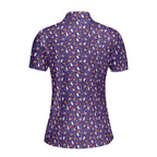 Seductive Witch-Polo Shirt For Women-Gerbera Prints