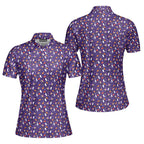 Seductive Witch-Polo Shirt For Women-Gerbera Prints