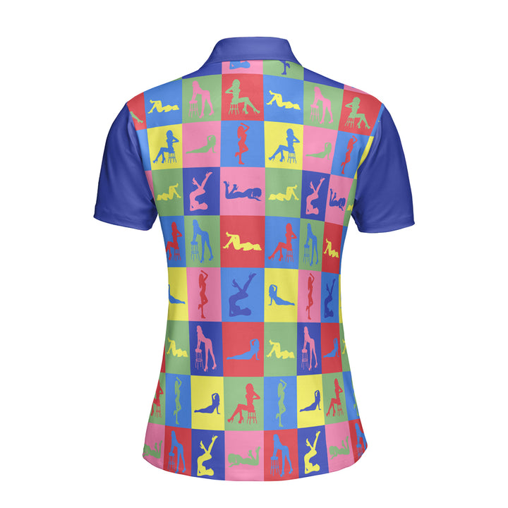 Peep Show Funny Polo Shirt For Women 