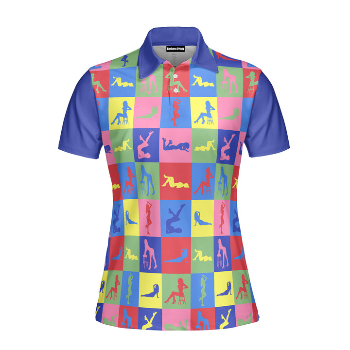 Peep Show Funny Polo Shirt For Women 