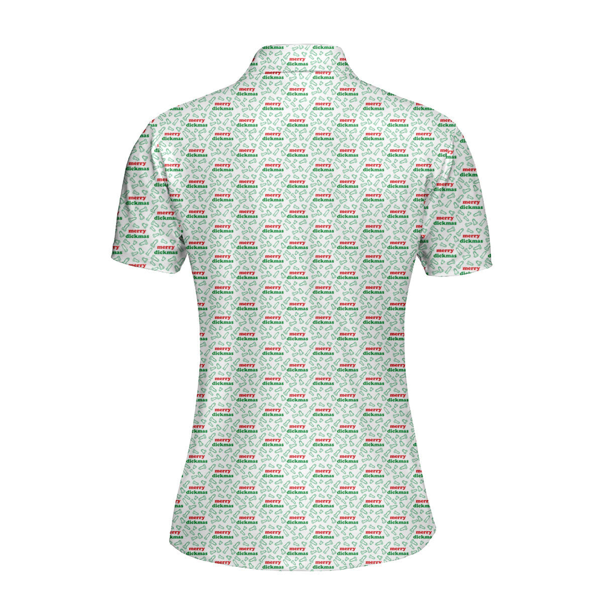 Merry Dickmas-Polo Shirt For Women-Gerbera Prints