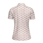 Merry Dickmas-Polo Shirt For Women-Gerbera Prints