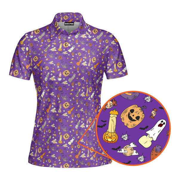 Trick or Meat Halloween Surprise Funny Polo Shirt For Women