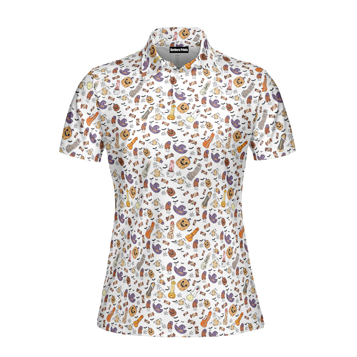 Trick or Meat Halloween Surprise Funny Polo Shirt For Women